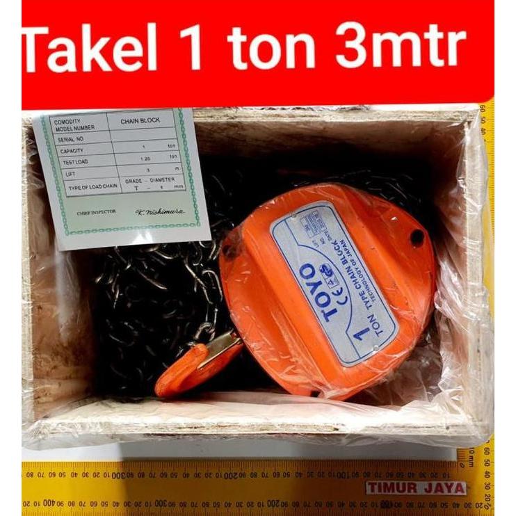 CHAIN BLOCK TAKEL 2 TON X 3 METER
