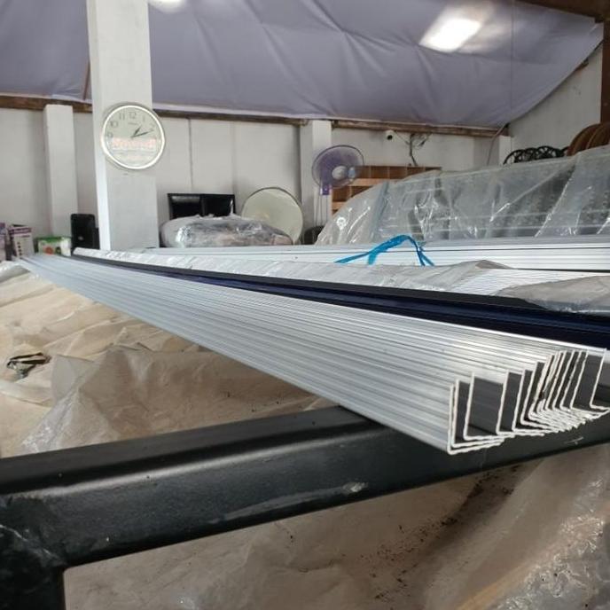 siku alumunium lis L hardcase alumunium panjang 3meter import wajib potong