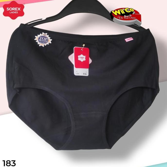 Sale K183 (3-6 Pcs) Sorex Celana Dalam Wanita Dewasa Jumbo, Cd Wanita Jumbo Sorex Jumbo Size L El Ql