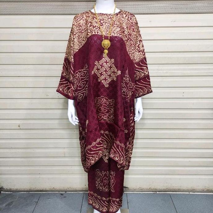 Set Tunik Kalong Batik Viscose Cap Manual / Long Tunik Co