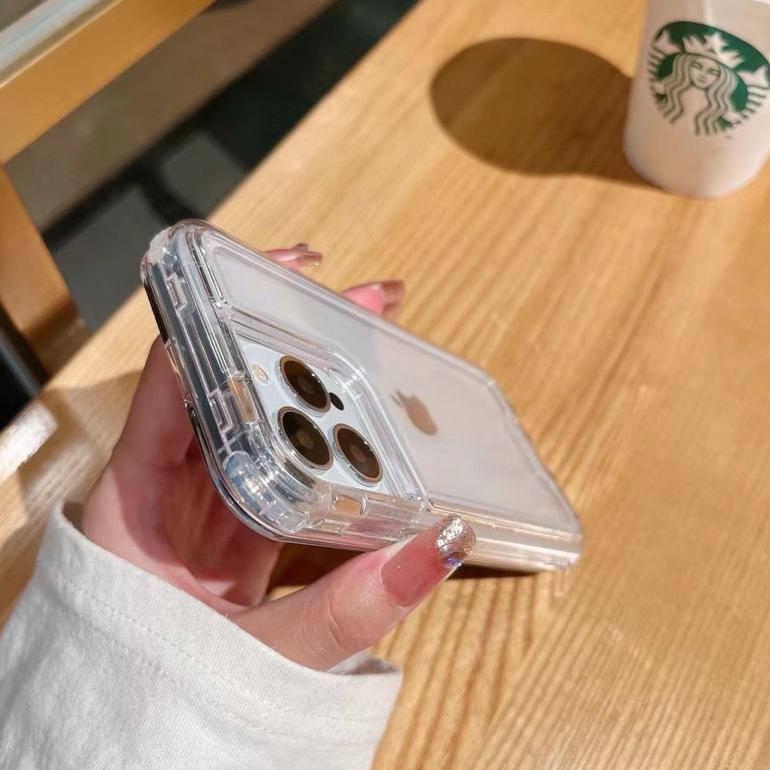 cuci gudang case iphone anti banting anti jatuh 3 in 1 hyper protection military grade softcase/casi