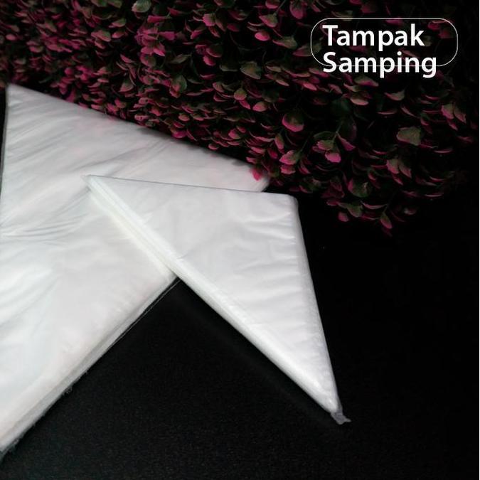 Gifme- (Bekasi) Plastik Segitiga Papping Bag Besar 50X30X40 - Isi 100 Pcs