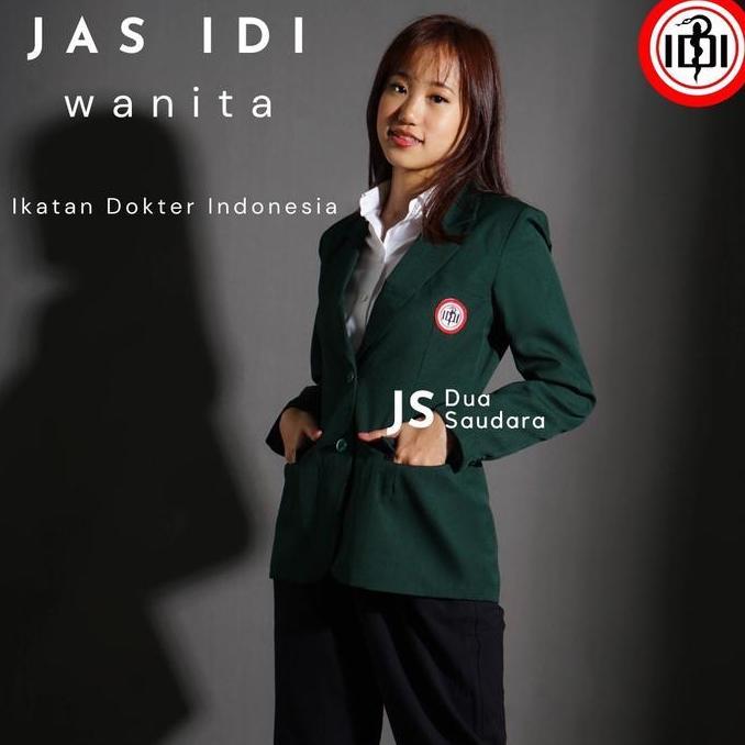 Medikit- Jas Idi Wanita / Baju Idi / Jas Ikatan Dokter Indonesia/  Dua Saudara
