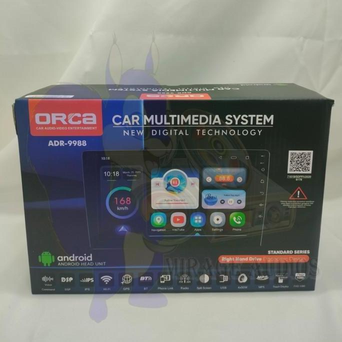 Head unit Android ORCA ADR-1088 9 Inch VOICE COMMAND New 2GB/32GB