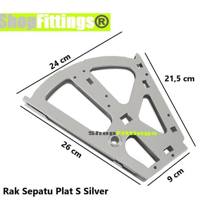 Braket Lemari Rak Sepatu Engsel Putar Flip Shoe Rack Hinge Mechanism