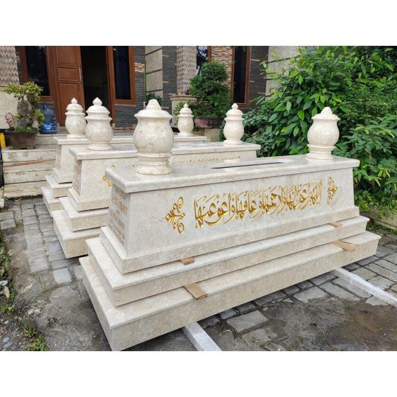 [HX] Kijing Makam Marmer Asli Model Jawa Ukuran Dewasa