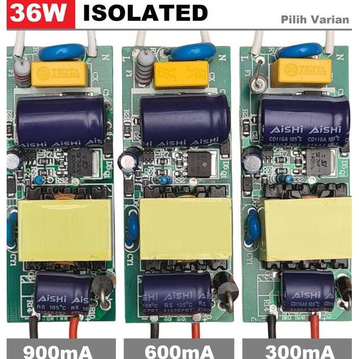Lightfast- Led Driver Hpl 36W Isolated 300Ma- 600Ma- 900Ma Akuarium Aquascape Pju