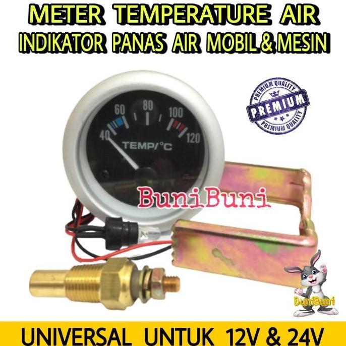 Meter Ampere Temperatur / Suhu Panas Air Mobil - Mesin