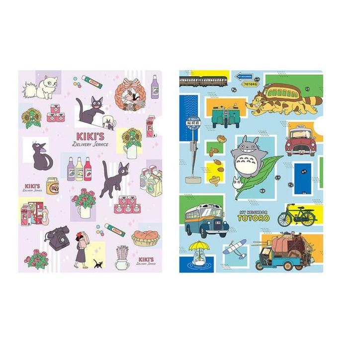 Murah File Holder A4 Studio Ghibli Kiki Jiji Map Kertas Limited Edition