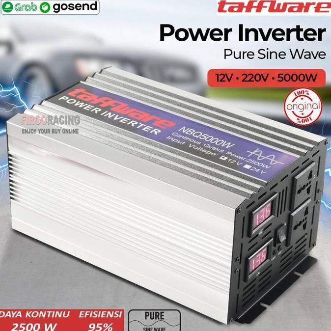 Power Inverter Pure Sine Wave DC 12V to AC 220V 5000 Watt