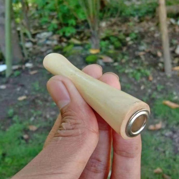 ONCE MINI KAYU KEMUNING/PIPA ONCE KAYU KEMUNING 7CM/ONCE KAYU Termurah