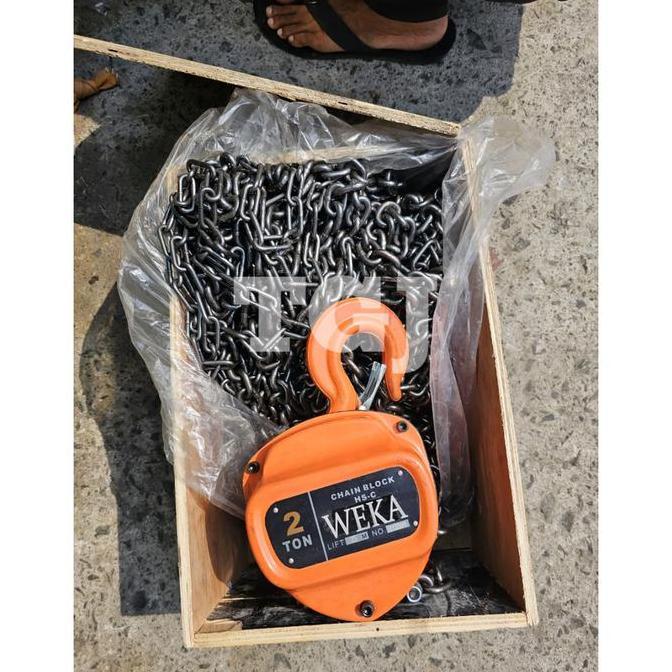 Chain block weka 2 ton x 3M 5M 6M 10M 12M 15M katrol takel 2 ton