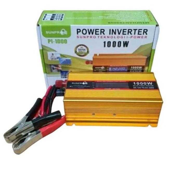 COD Power Inverter 1000 Watt Sunpro PI-1000 Inverter 1000W Termurah