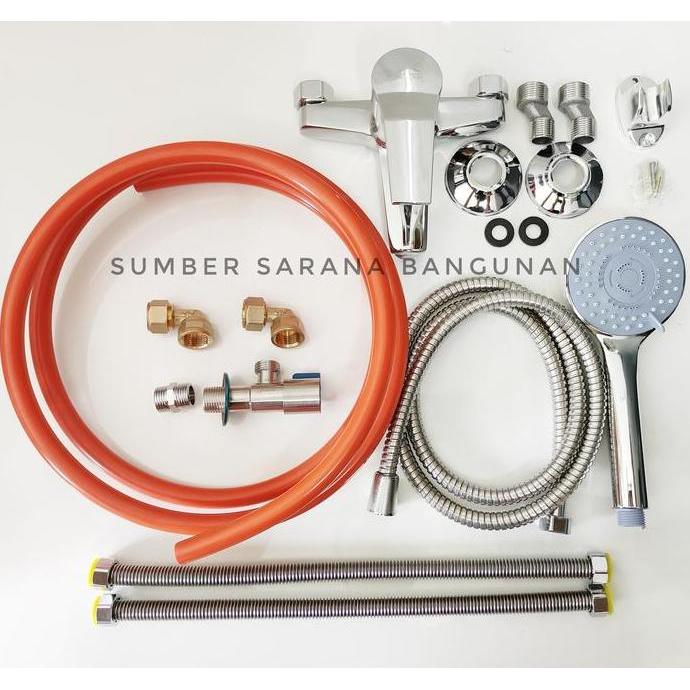 Paket 1 Lengkap Aksesoris Water Heater Listrik Dalam Tembok Ariston