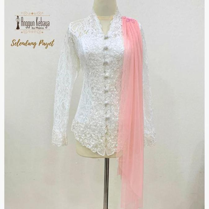 ANGGUN KEBAYA | Selendang Payet | Selendang Kebaya | Selendang Tile Best Quality