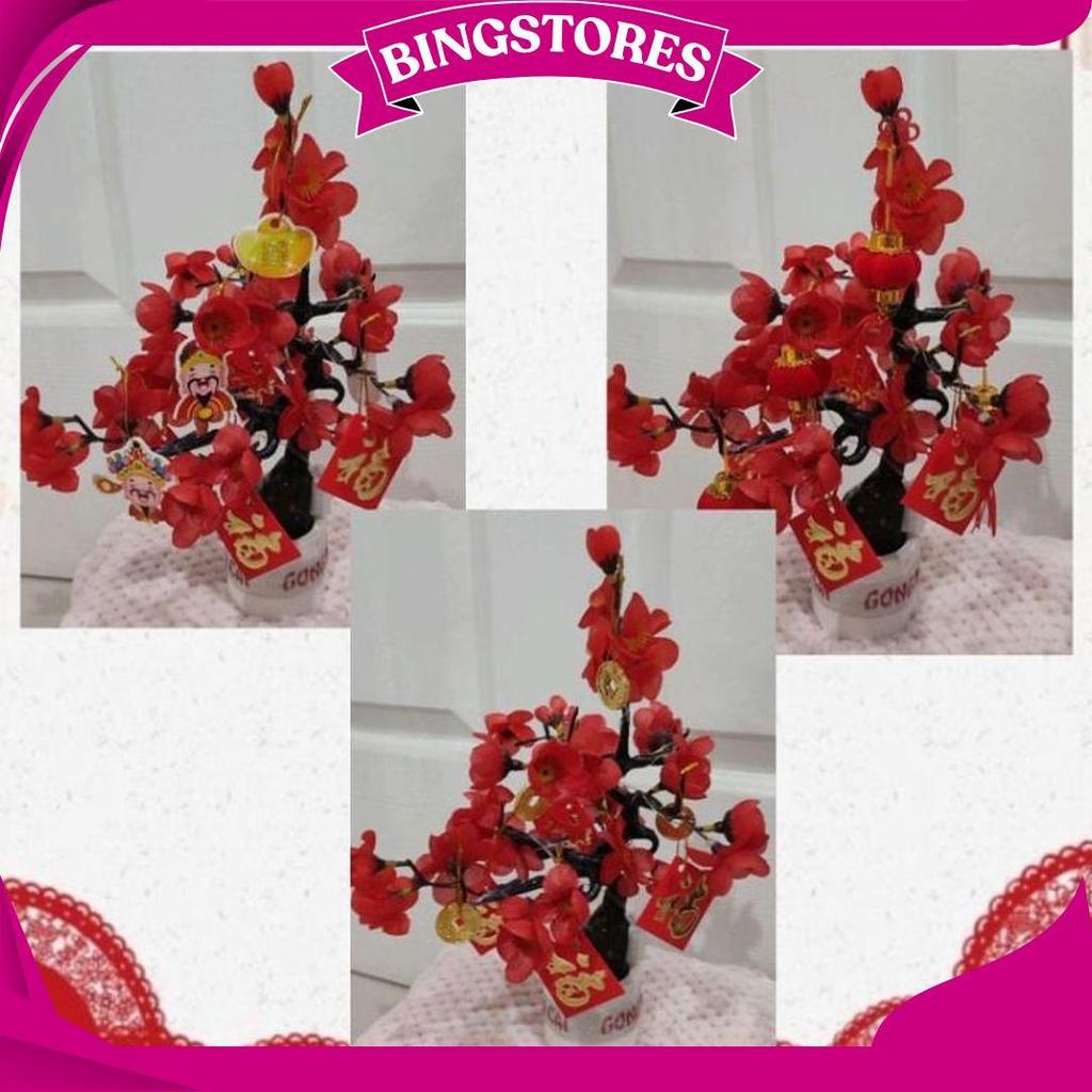 Hiasan Meja Pohon Angpao Pohon Imlek Mini Termurah