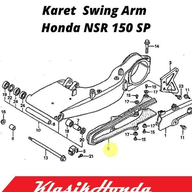 Karet Swing Arm Honda NSR 150 SP Original