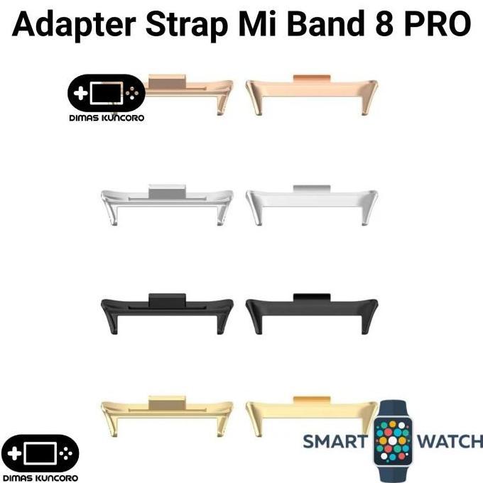 Adapter Strap Mi Band 8 PRO conector sambungan xiaomi smart band 8 pro tali jam murah