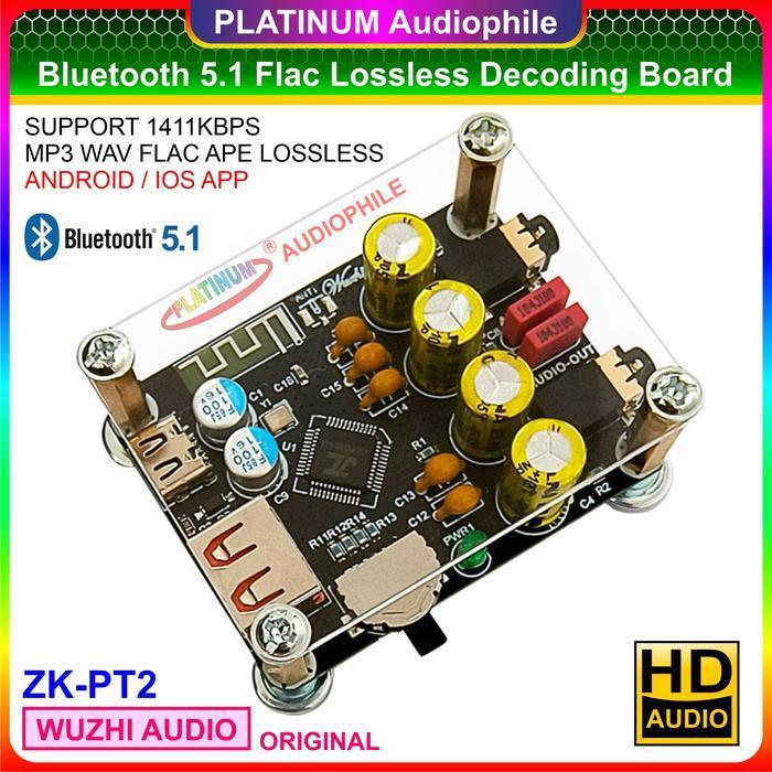 Bluetooth Audio Decoding BT 5.1 Lossless Flac MP3 Audio Receiver ZK-PT2