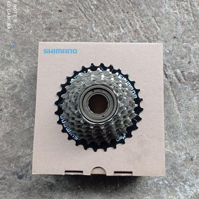freewheel sprocket shimano original 7sp 7speed 7 speed TZ500 14-28T ulir drat