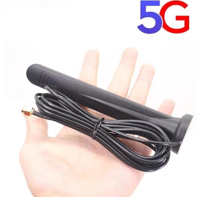 QUANZAX Antena Router WiFi Outdoor Waterproof Magnetic GSM GPRS 3G 4G 5G High Gain 15DBi 2300 - 2700