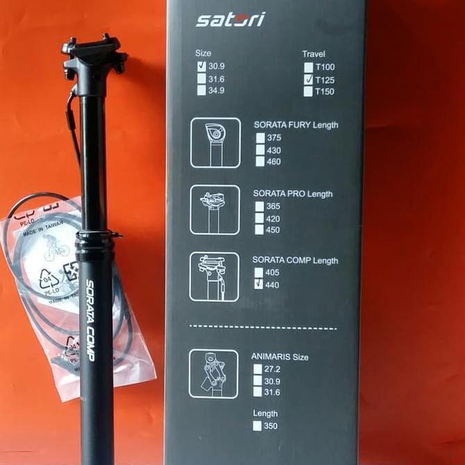 Seatpost Hidrolik Adjustable - Dropper Post Satori Comp Kabel Luar