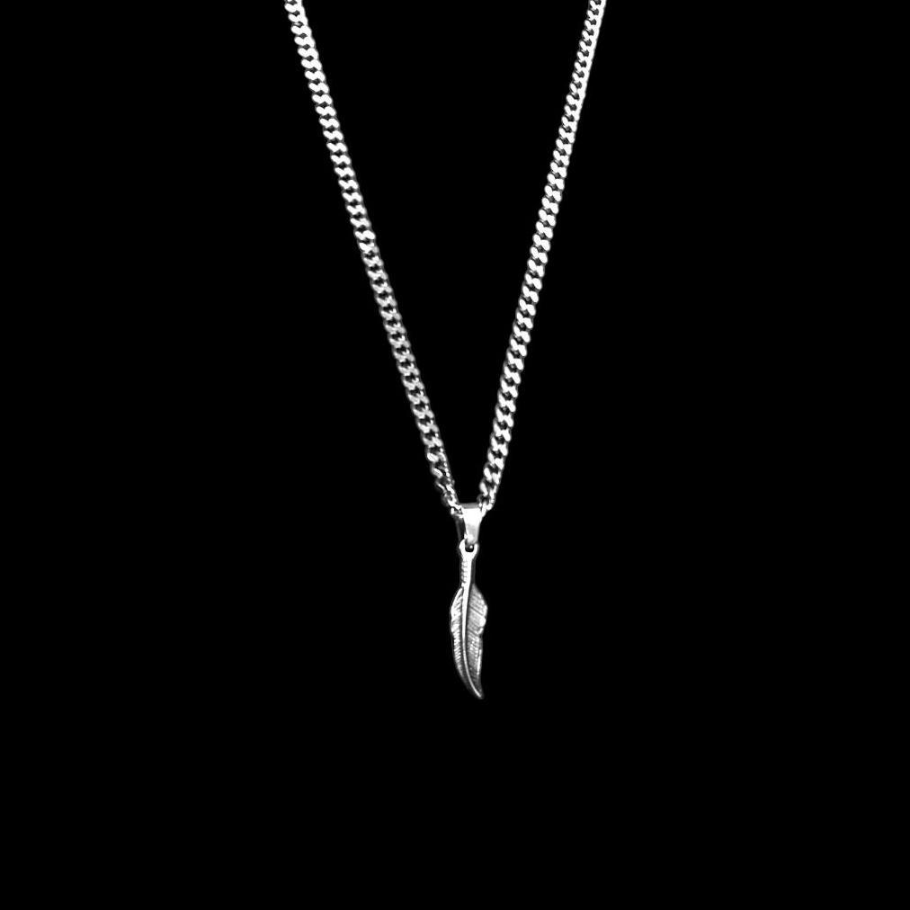 original kalung pria titanium smile necklace billie eilish cross thunder star bintang pendant korea 