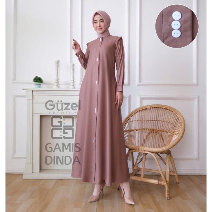 Gamis ///ORIGINAL GUZEL/Bahan Toyobo Impor/Gamis Polos/Gamis Bordir/Fashion Gamis /Bahan Adem/Jahita