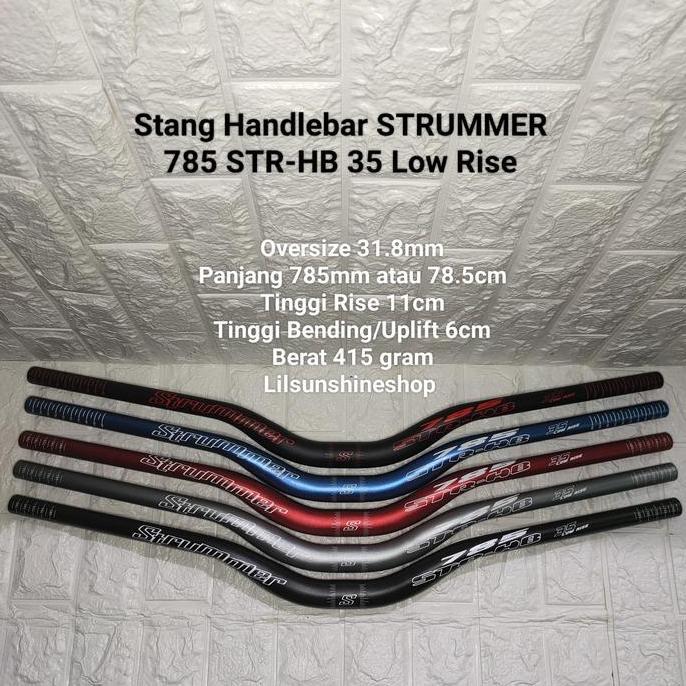 Stang Setir Handlebar Sepeda MTB STRUMMER 785 STR-HB35 Alloy Oversize 31.8mm