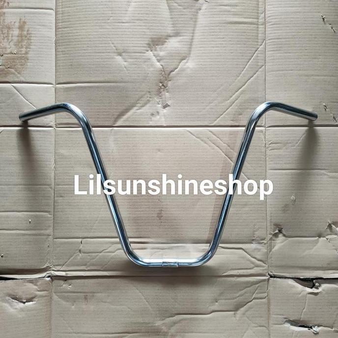 Stang Setir Handlebar Model V Tinggi Sepeda Lowrider Klasik Retro CP