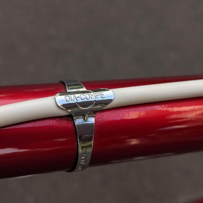 Clamp Dia Compe l kabel rem klem sepeda jadul roadbike