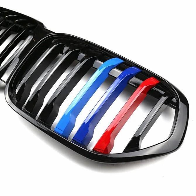 BMW Grill Kidney Grille Hidung Kap Double Slat Glossy M Color F48 X1