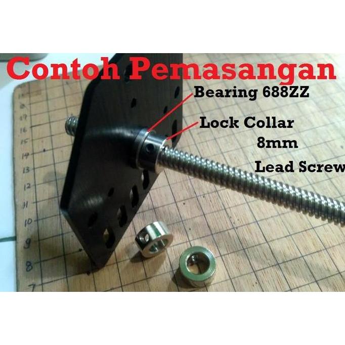 Allthebest [HAEBOt] Shaft Lock Collar LockCollar T10 Lead Screw 10mm CNC Ring