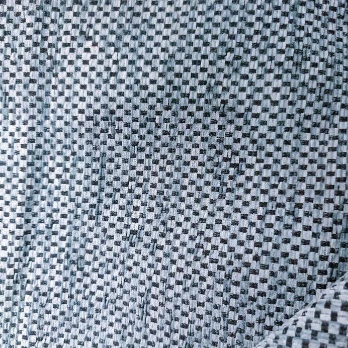 Kain jok Mobil bahan Fabric Bludru warna abu ke biru an motif bintik kecil cocok untuk semua jenis j