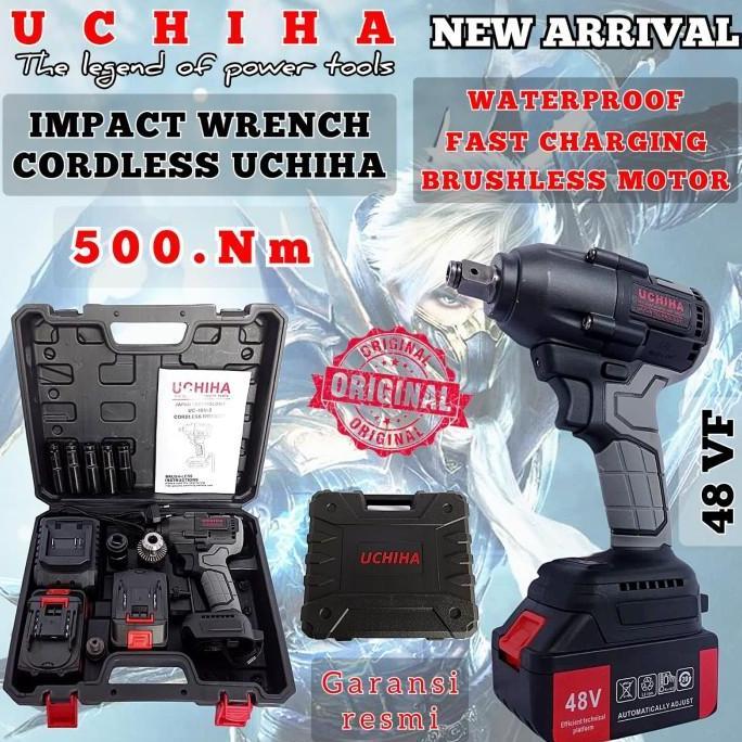Allthebest Impact Wrench Cordless type 48Vf double baterai UCHIHA japan New ori