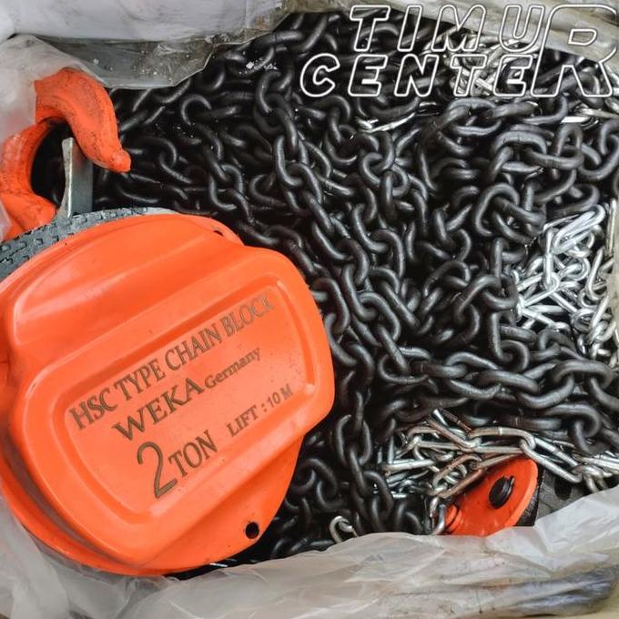 Chain Block Takel 2 ton 10 meter WEKA Germany Katrol Rantai Manual