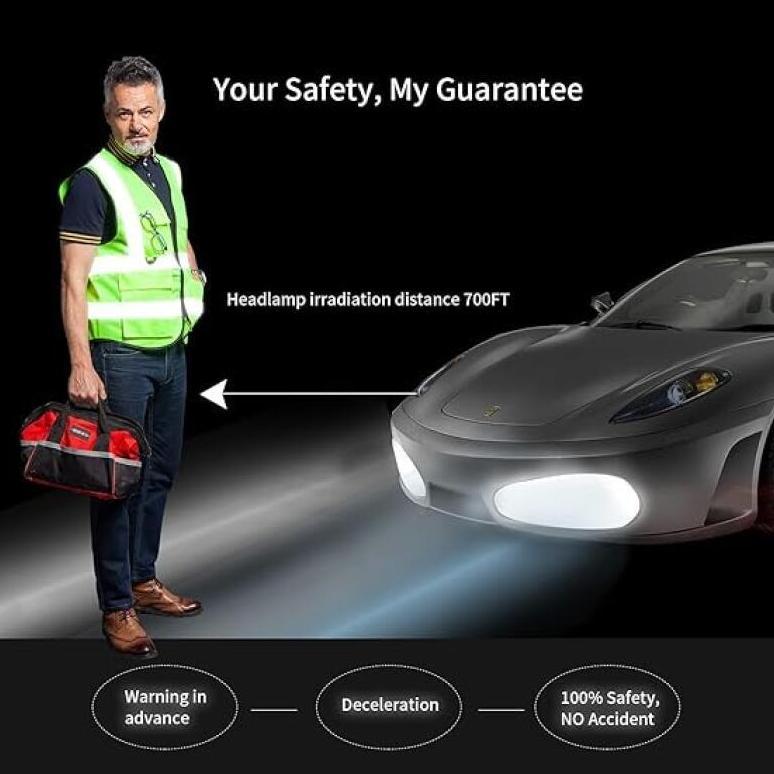 BEST DEALS PROYEK DENGAN 5 KANTONG DAN SAFETY LINE REFLEKTIF ROMPI KESELAMATAN / ROMPI SAFETY PROYEK