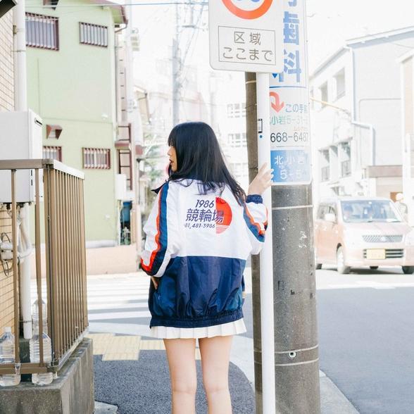 hot sale club of 1986 yahiko original sporty colorblock vintage windbreaker jacket