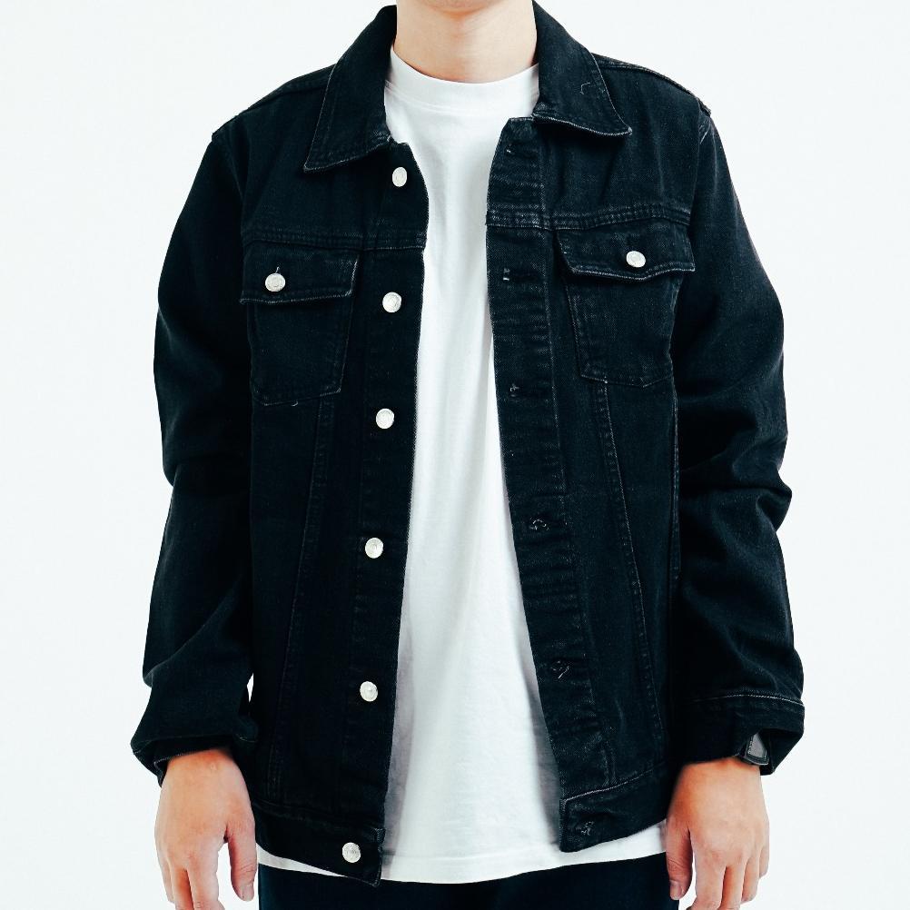 bestpromo port replay jaket jeans pria denim trucker rushland type iii 13oz