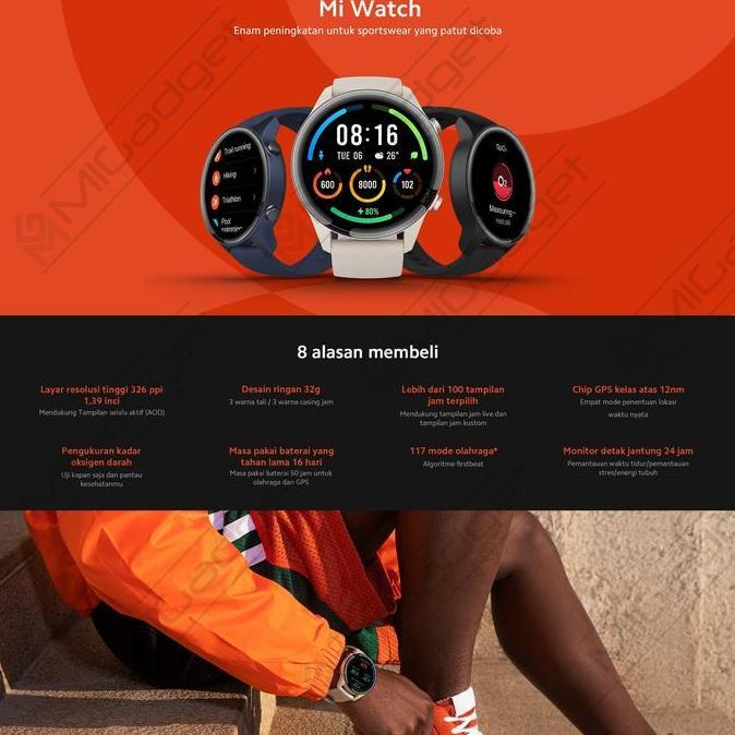 Xiaomi Mi Watch Smartwatch Jam Tangan Xiaomi Watch Termurah