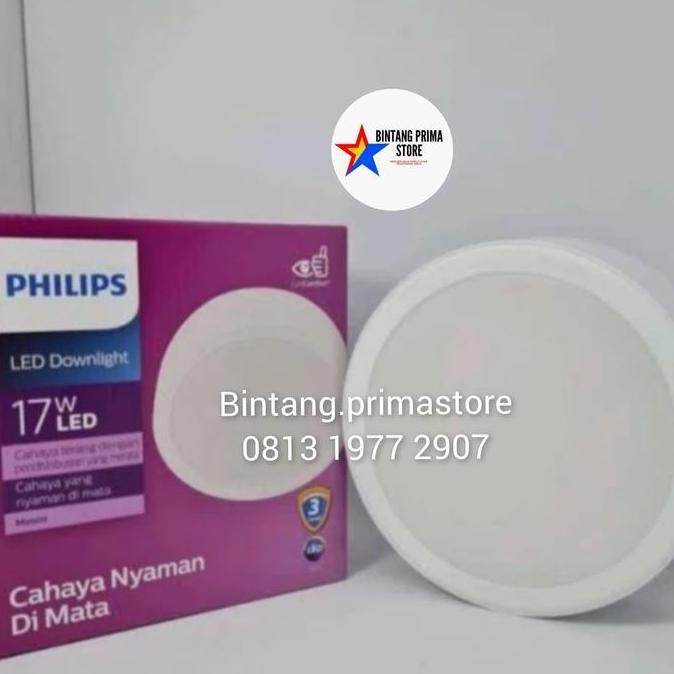 Lampu Downlight LED OB Outbow Philips 17Watt Sinar Putih dan Kuning