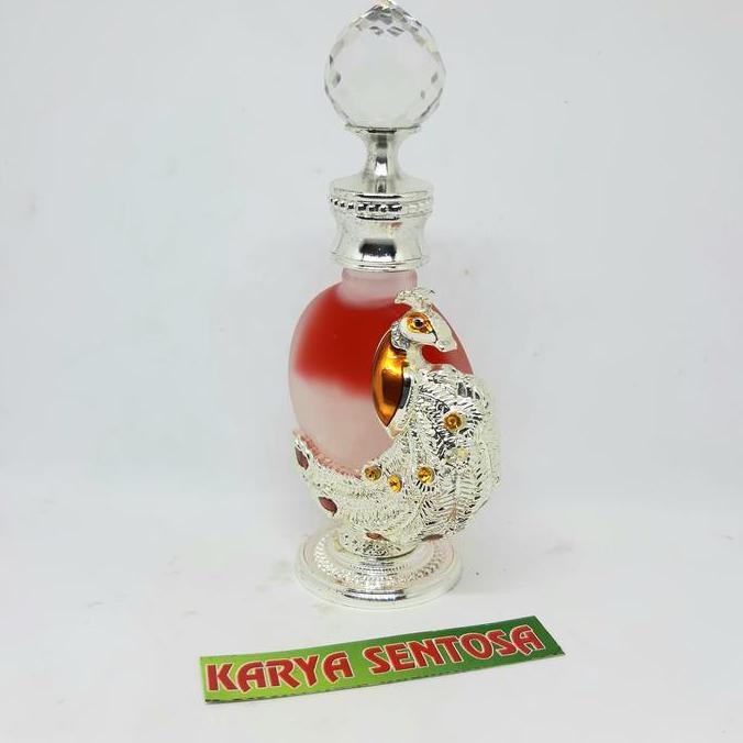 Ready Minyak Dua Alam Warna Merah Putih 12ml Botol Antik Warna Putih murah