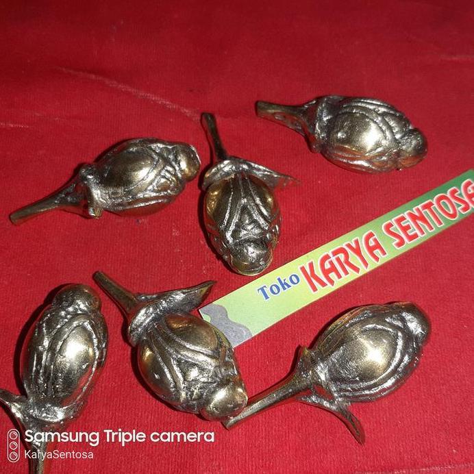 Ready Barang antik kembang kantil kuningan kecil murah