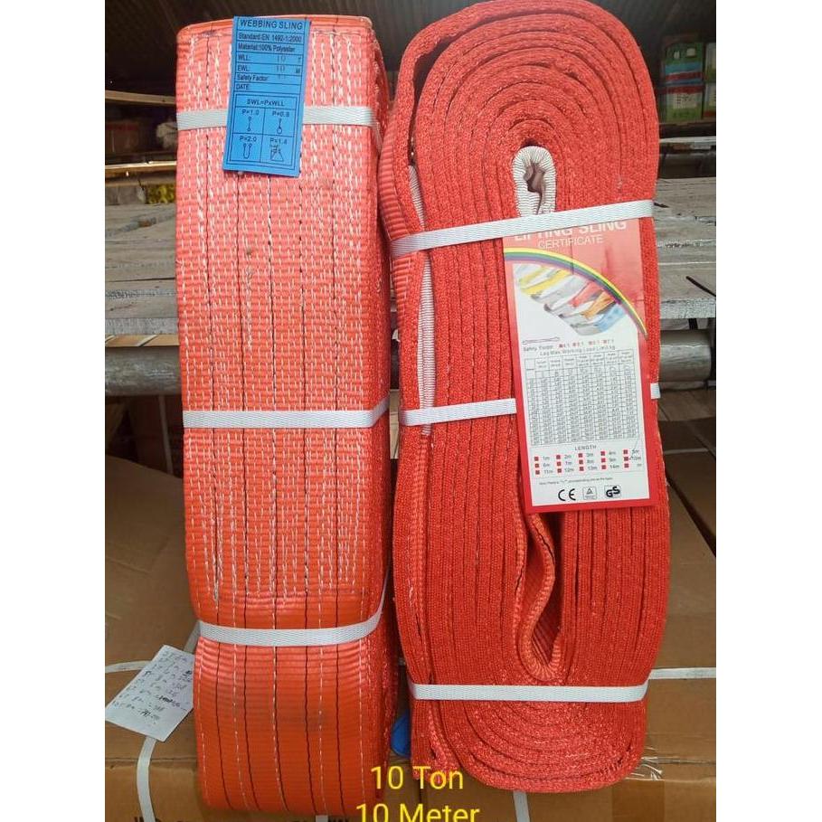 WEBBING SLING 10 TON 10 METER