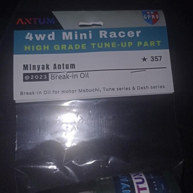(Allthebest) Antum Minyak Break In Oil Dinamo Motor Tamiya