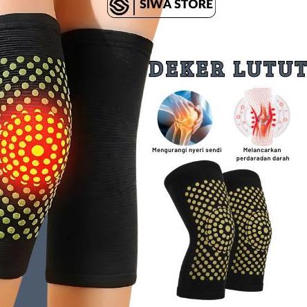 Sepasang Deker Pelindung Lutut Alat Terapi Magnetik Lutut Penghilang Nyeri Lutut Dan Dengkul