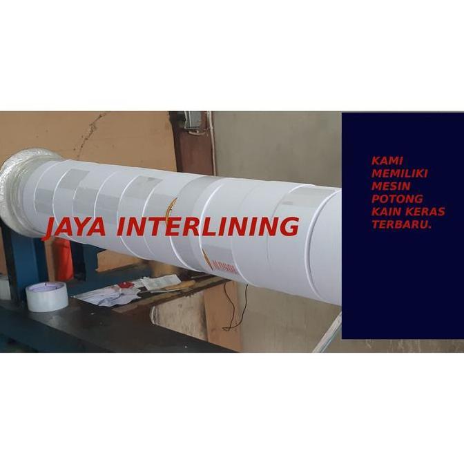 Kapanpun- Kain Keras Gorden Interlining Semprot Lem Potongan