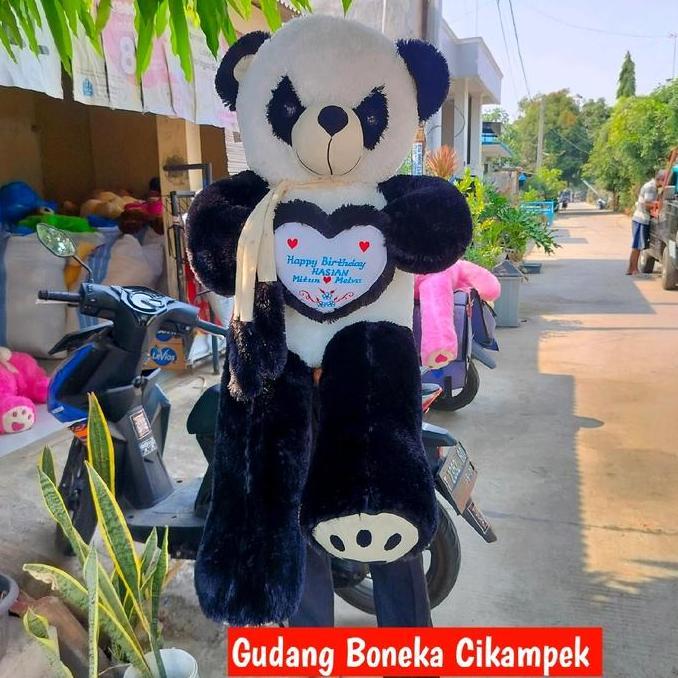 Boneka Panda Big Jumbo 1,2 Meter  Gratis Ukir Nama Atau Print Foto SAR