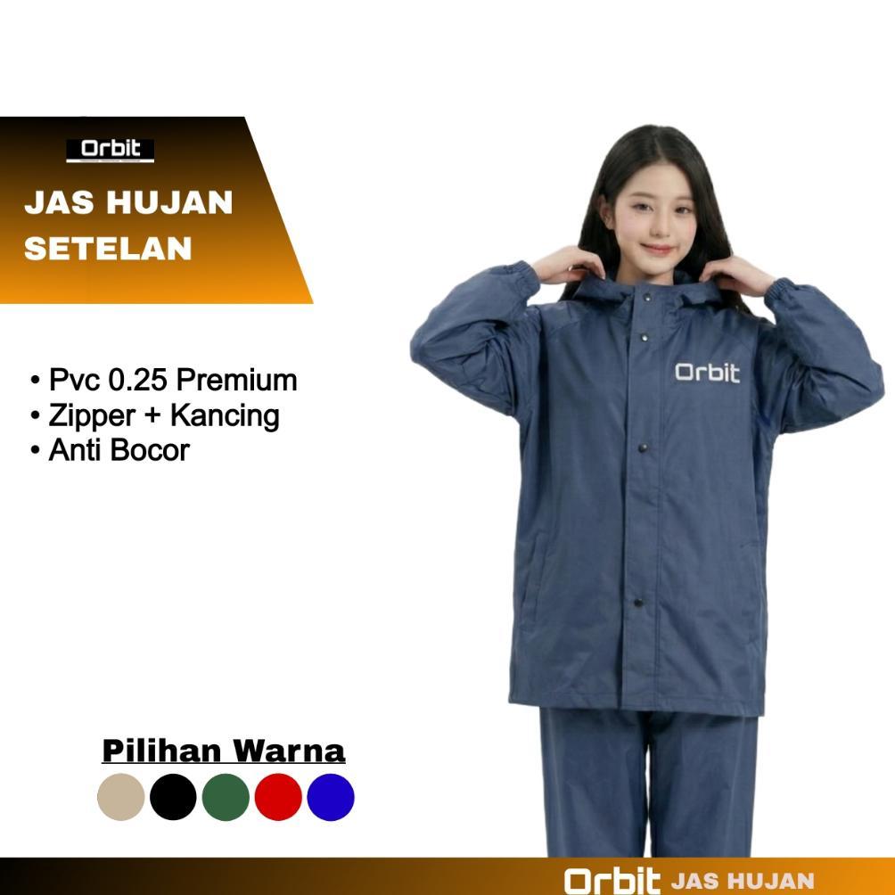 PREMIUM JAS HUJAN MANTEL HUJAN PRIA WANITA BAHAN PVC PREMIUM TEBAL DAN KUAT