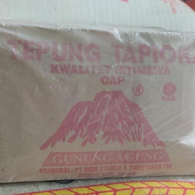 Tepung Sagu Tapioka Aci Cap Gunung Agung Kemasan 1Dus